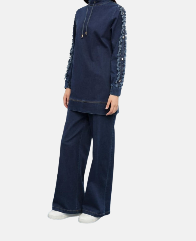 Ensemble en Jean à Pression