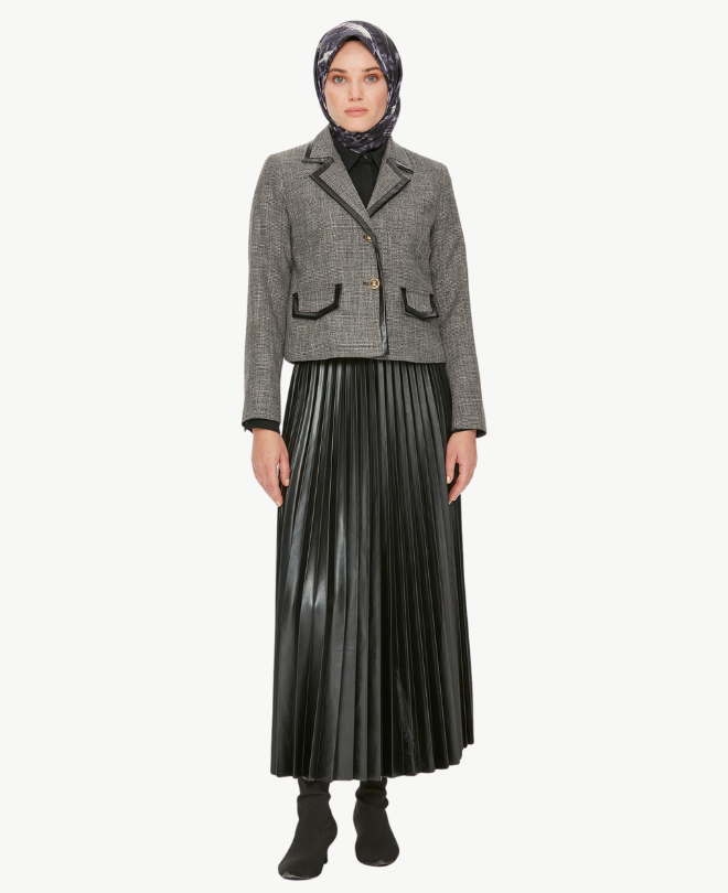 Ensemble Veste et Jupe Plissée