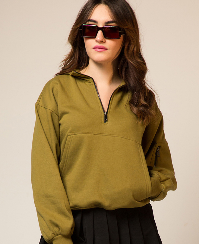 Sweat a Col Zippe
