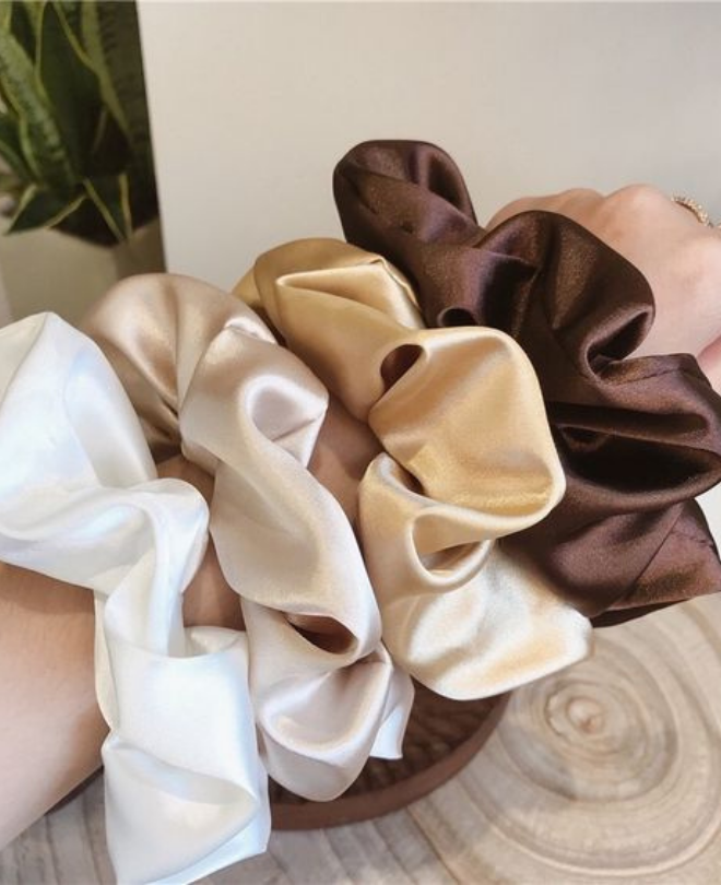 Ad. Mall - SOIE Glamour - Pack Scrunchies Neutral