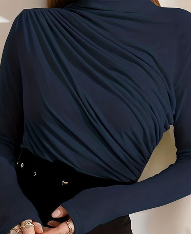 Pull Basique à Fronces
