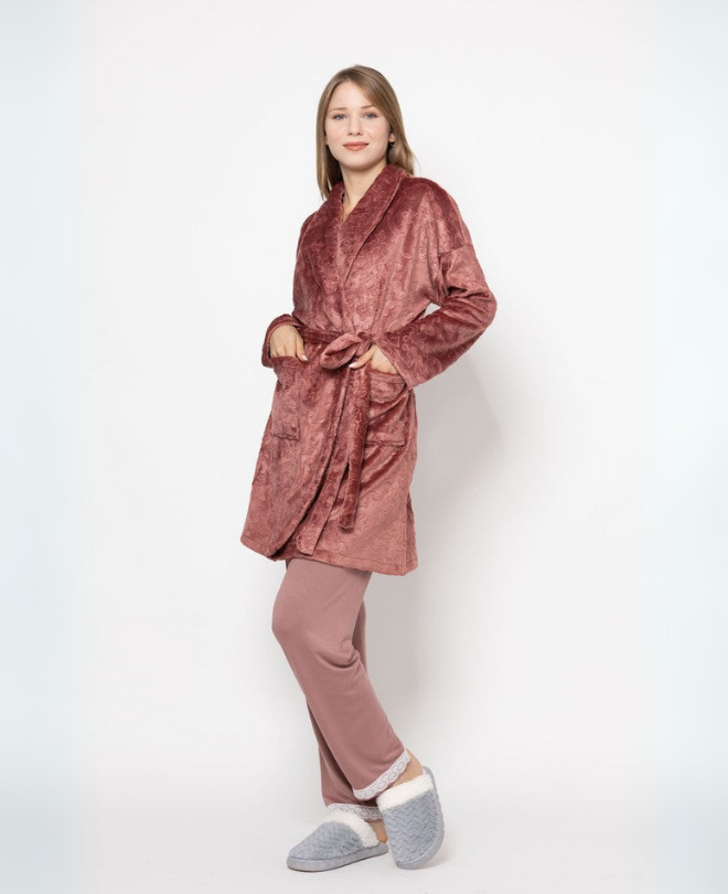 Peignoir Ultra-Doux en Polaire