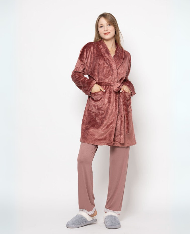 Peignoir Ultra-Doux en Polaire