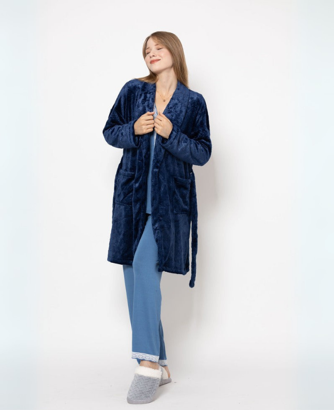 Peignoir Ultra-Doux en Polaire