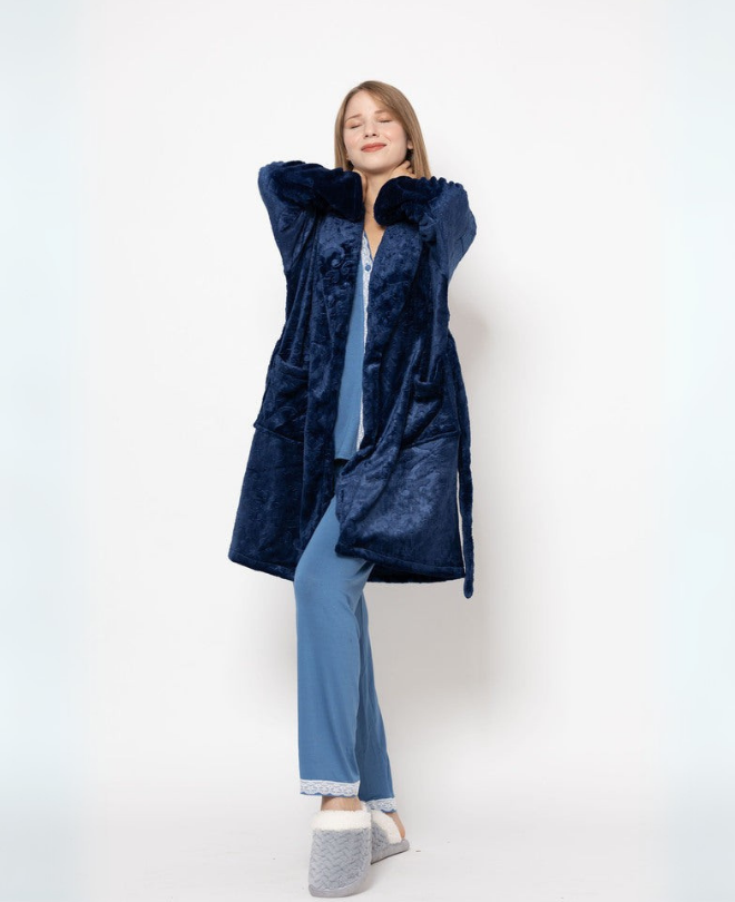 Peignoir Ultra-Doux en Polaire