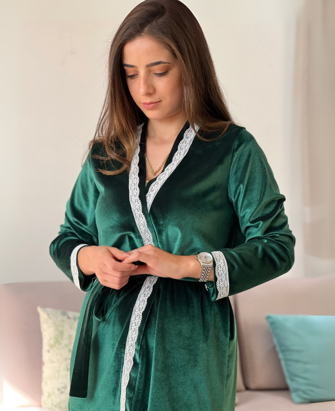 Ad. Mall - SOIE Glamour - Pyjama en Velours Doux