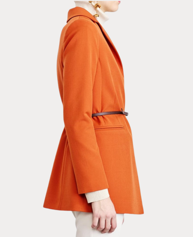 Veste Boutonnée avec Ceinture