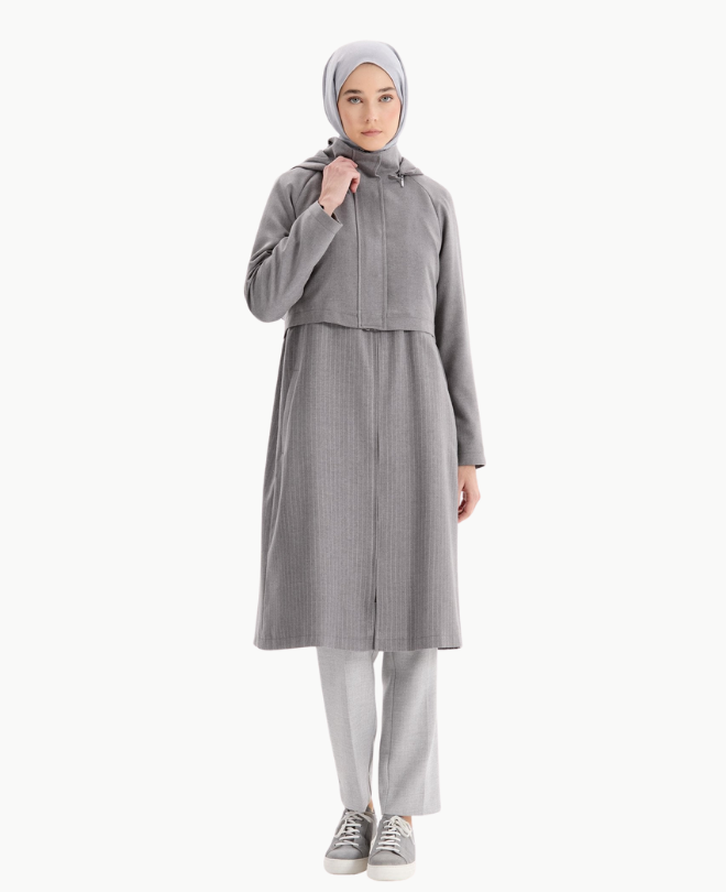 Ad. Mall - Tuğba Tunisia - Trench Garnie Double Look