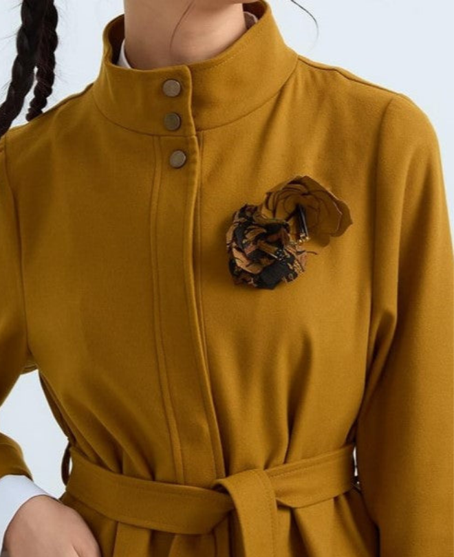 Veste à Col Montant avec Proche