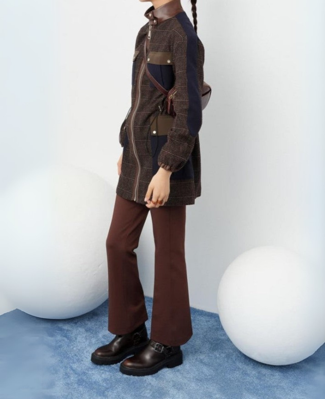 Veste Col Montant