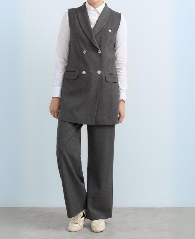 Ad. Mall - Tuğba Tunisia - Gilet Double Boutonnage