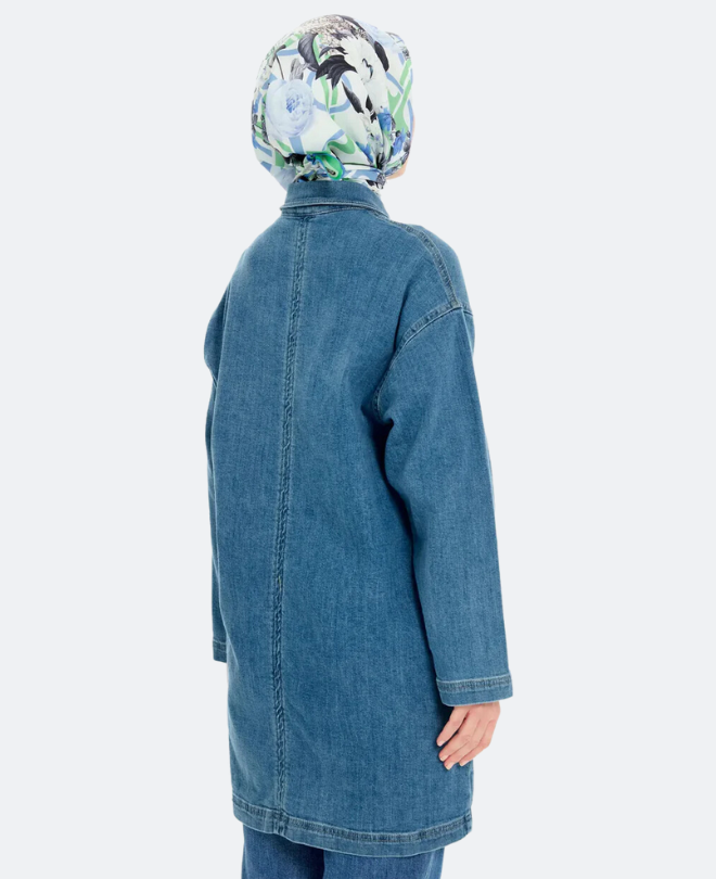 Veste en Jean Brodée