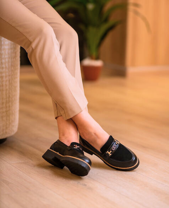 Mocassin à plateforme