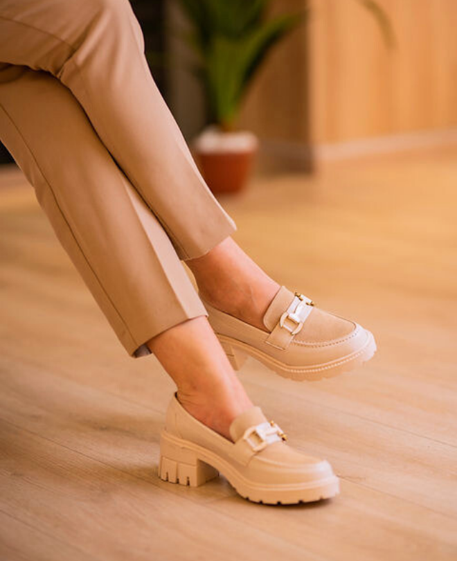 Mocassin à plateforme