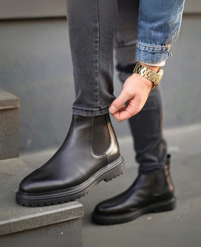 Ad. Mall - Giovanni Milano - Chelsea Boots Zippées