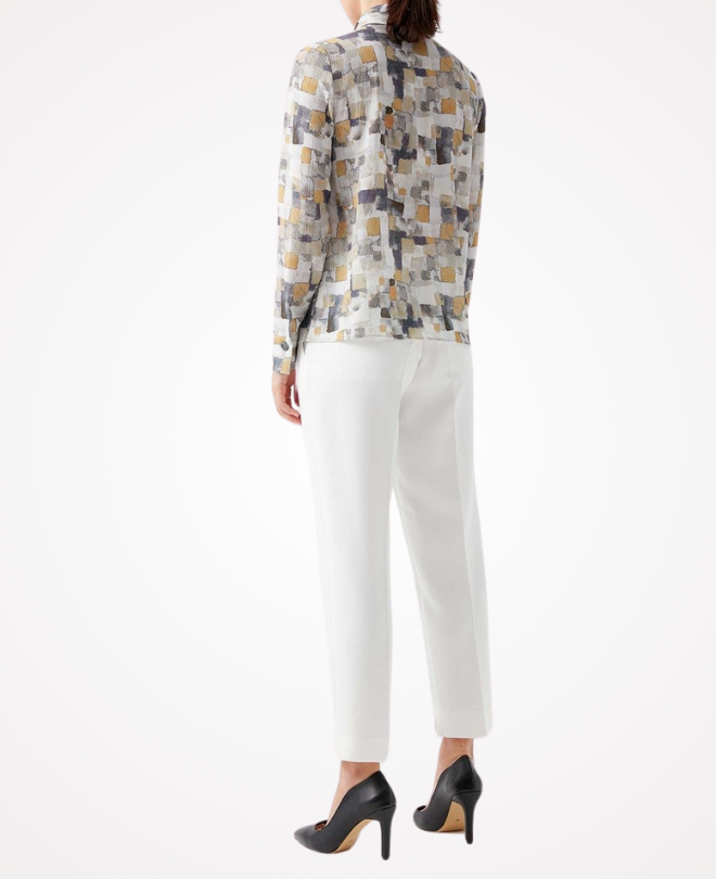 Chemise à Motif Carré