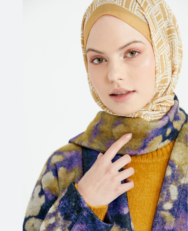 Manteau Col En Feutre Usé