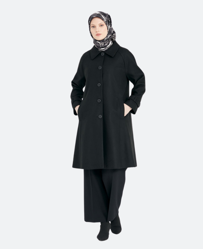 Ad. Mall - Tuğba Tunisia - Manteau en Cachemire Fermé