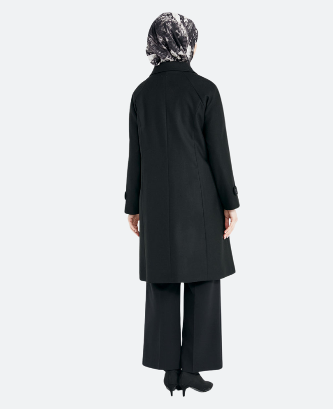 Manteau en Cachemire Fermé