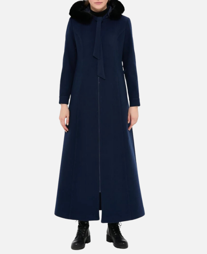 Manteau à Capuche en Fourrure