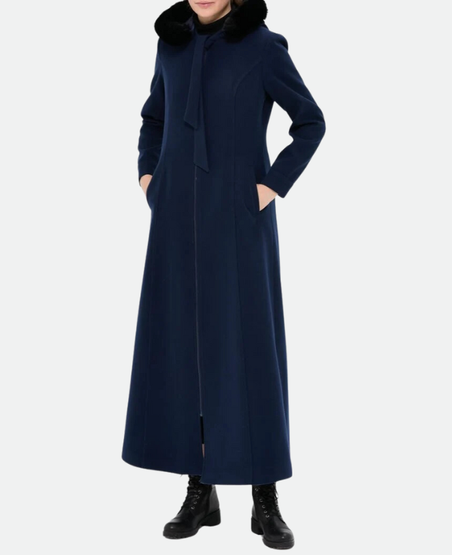 Manteau à Capuche en Fourrure