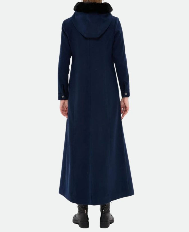 Manteau à Capuche en Fourrure