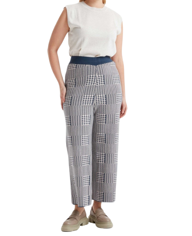 Ad. Mall - Tuğba Tunisia - Pantalon en Laine Carreau
