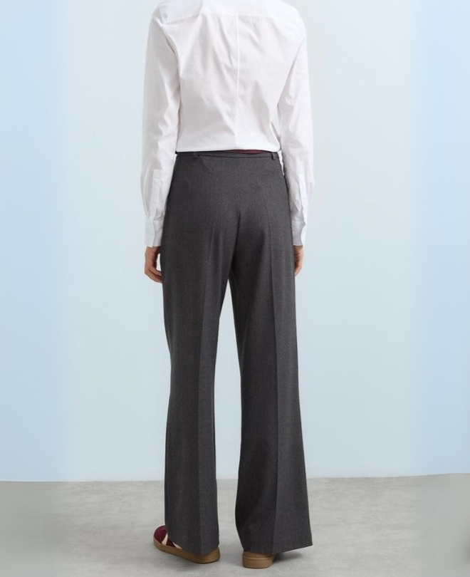 Pantalon Droit Ceinturé