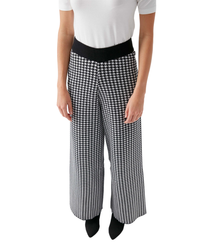 Pantalon en Laine avec motif