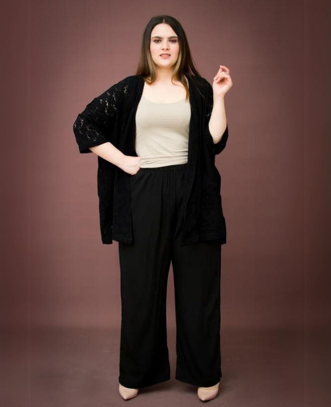 Ad. Mall - Mrabet - Pantalon en Crêpe de Soie