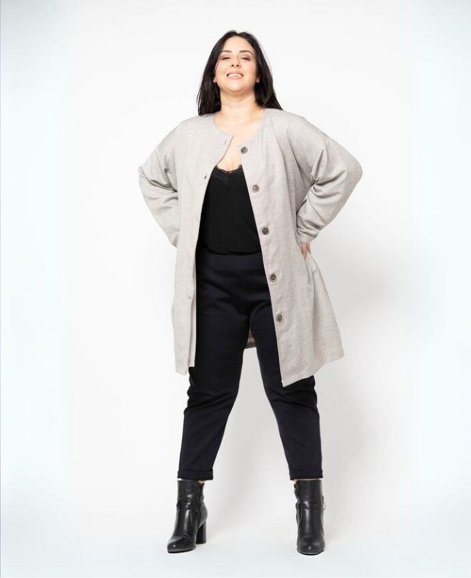 Ad. Mall - Mrabet - Trench en 100% Lin