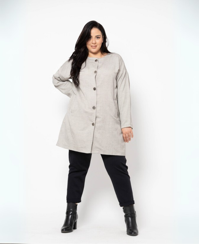Trench en 100% Lin