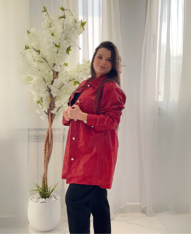Veste en Similicuir