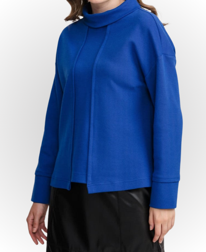 Blouse à Col Montant