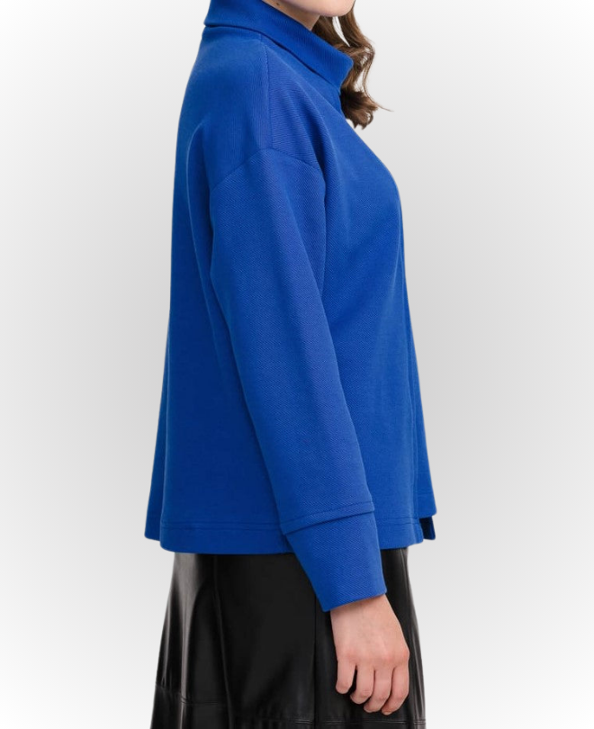 Blouse à Col Montant