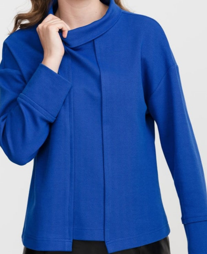 Blouse à Col Montant