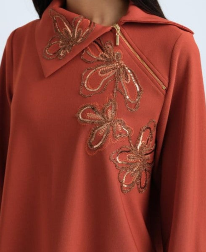 Tunique Maille Brodée