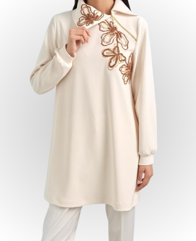 Tunique Maille Brodée