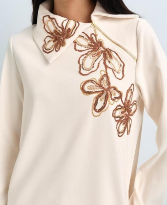 Tunique Maille Brodée