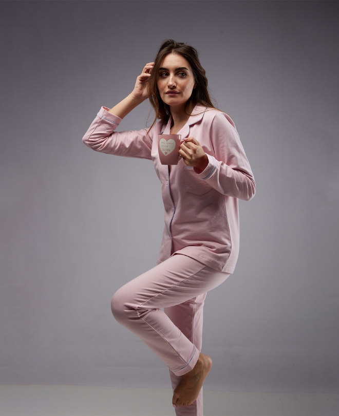 Pyjama Chemise Coton