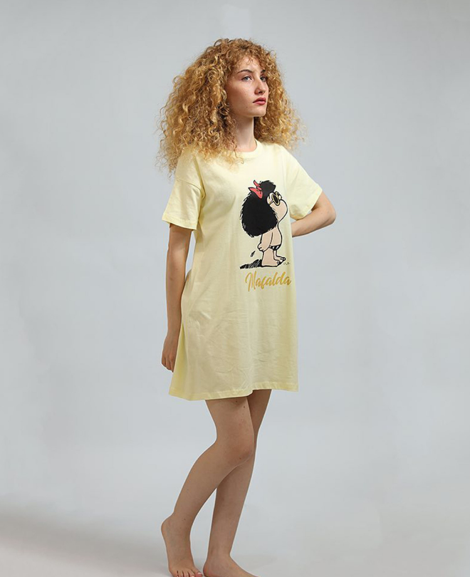 Ad. Mall - Adora - Pyjama Robe Coton Mafalda