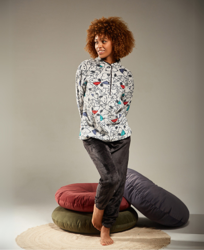 pyjama Snoopy en polaire