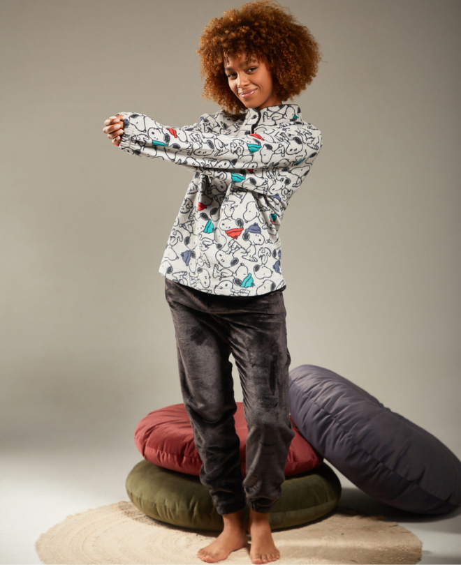 pyjama Snoopy en polaire