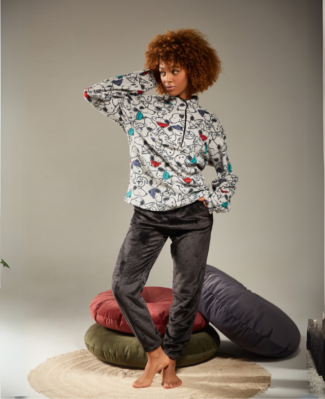 pyjama Snoopy en polaire