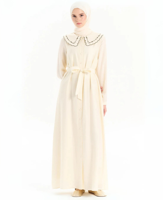 Robe avec Brodée