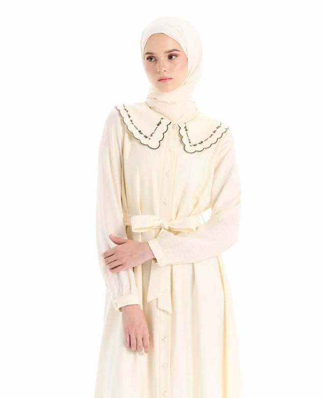 Robe avec Brodée