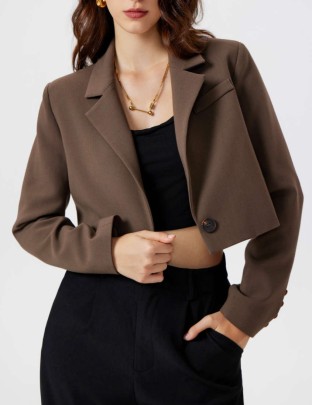 Cropped Blazer