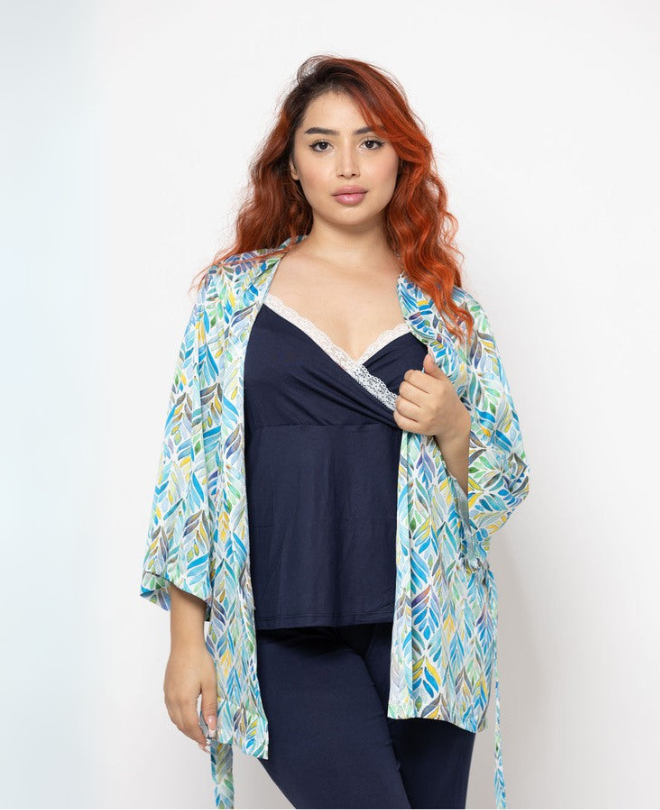 Ad. Mall - SOIE Glamour - Pyjama 3 Pièces Laura